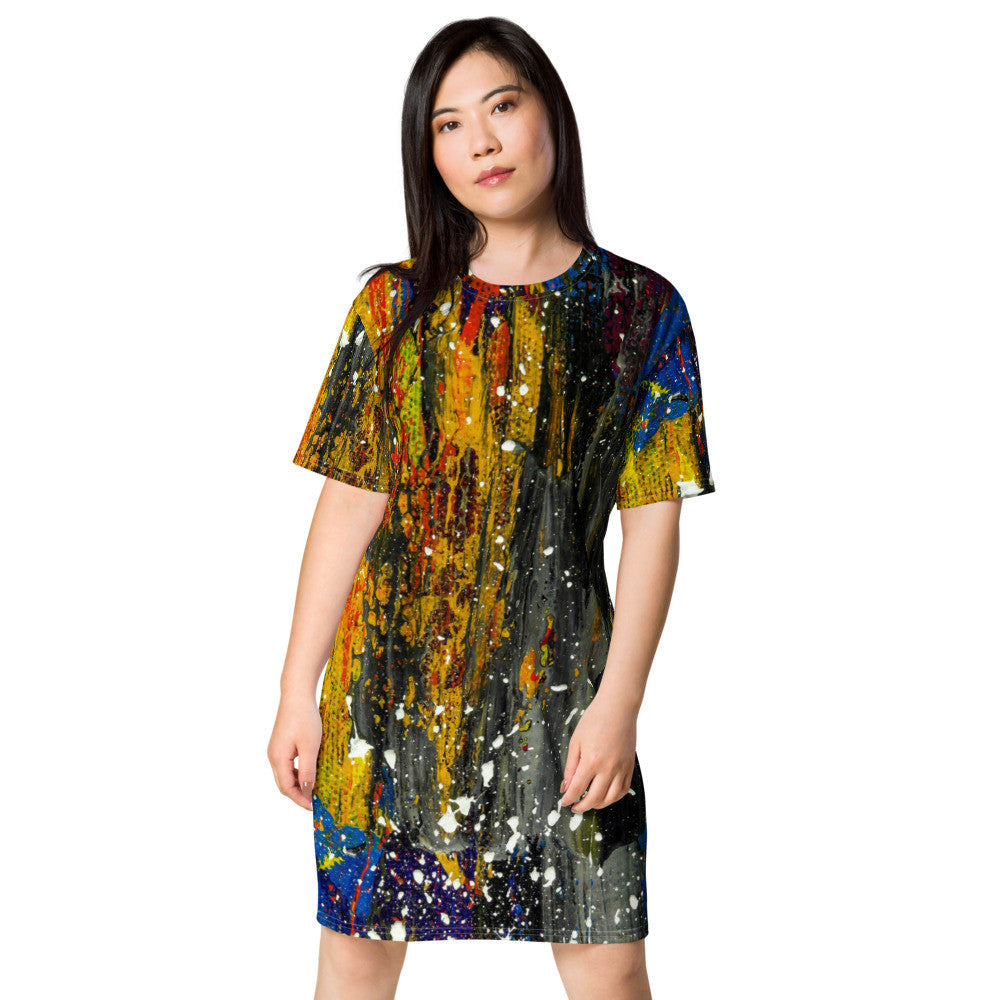 Gianneli Colours T-shirt Dress-2