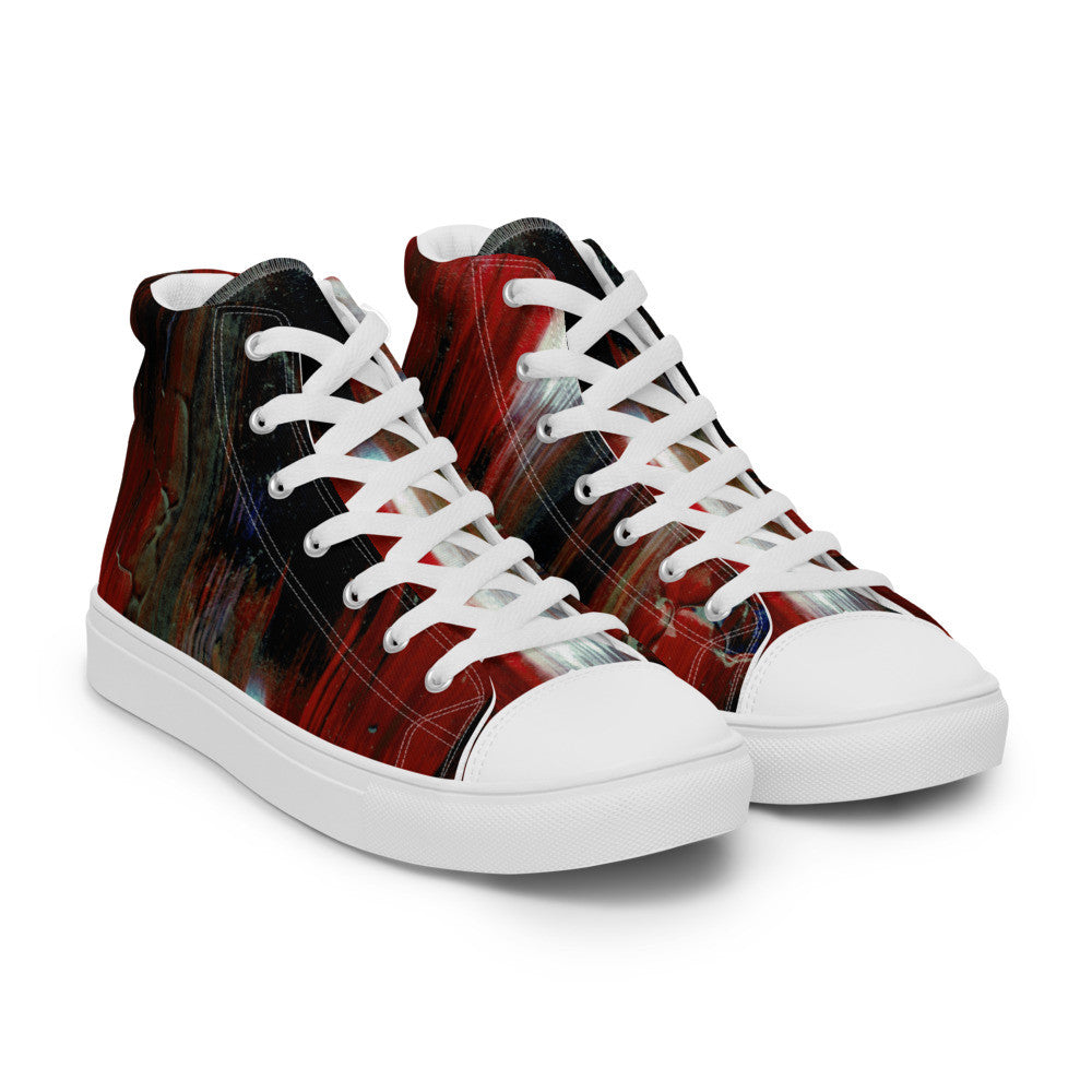 Gianneli Colours Handmade Women’s High Top Canvas Shoes-6