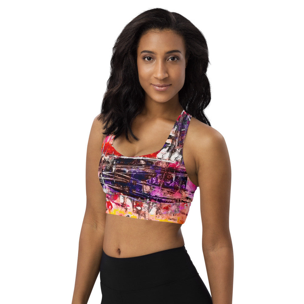 Gianneli Colours Longline Sports Bra-3