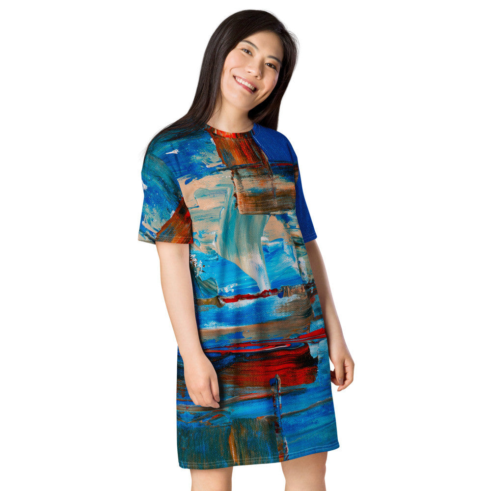 Gianneli Colours T-shirt Dress-5