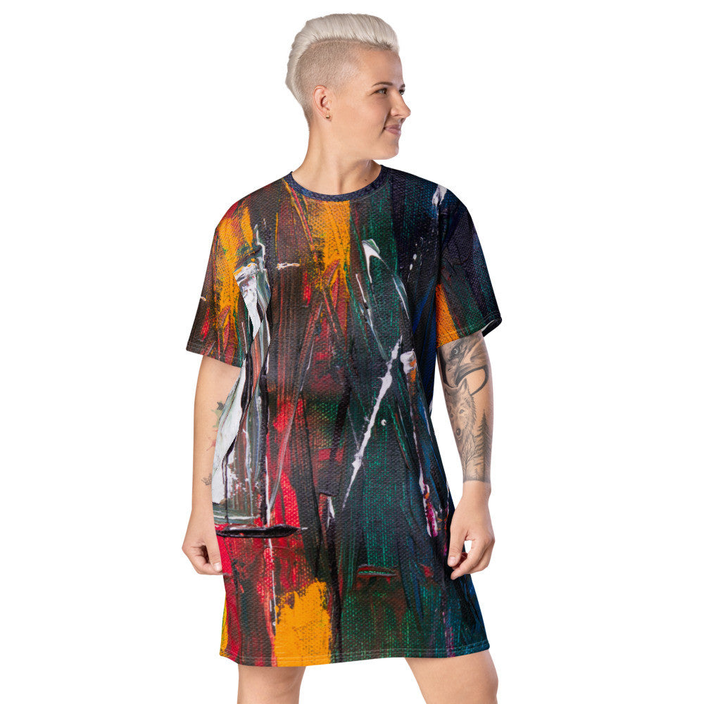 Gianneli Colours T-shirt Dress-6