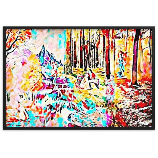 AMONG THE FOUR SEASONS YOU ARE THE FIFTH SENSE UPPER Framed Poster-0