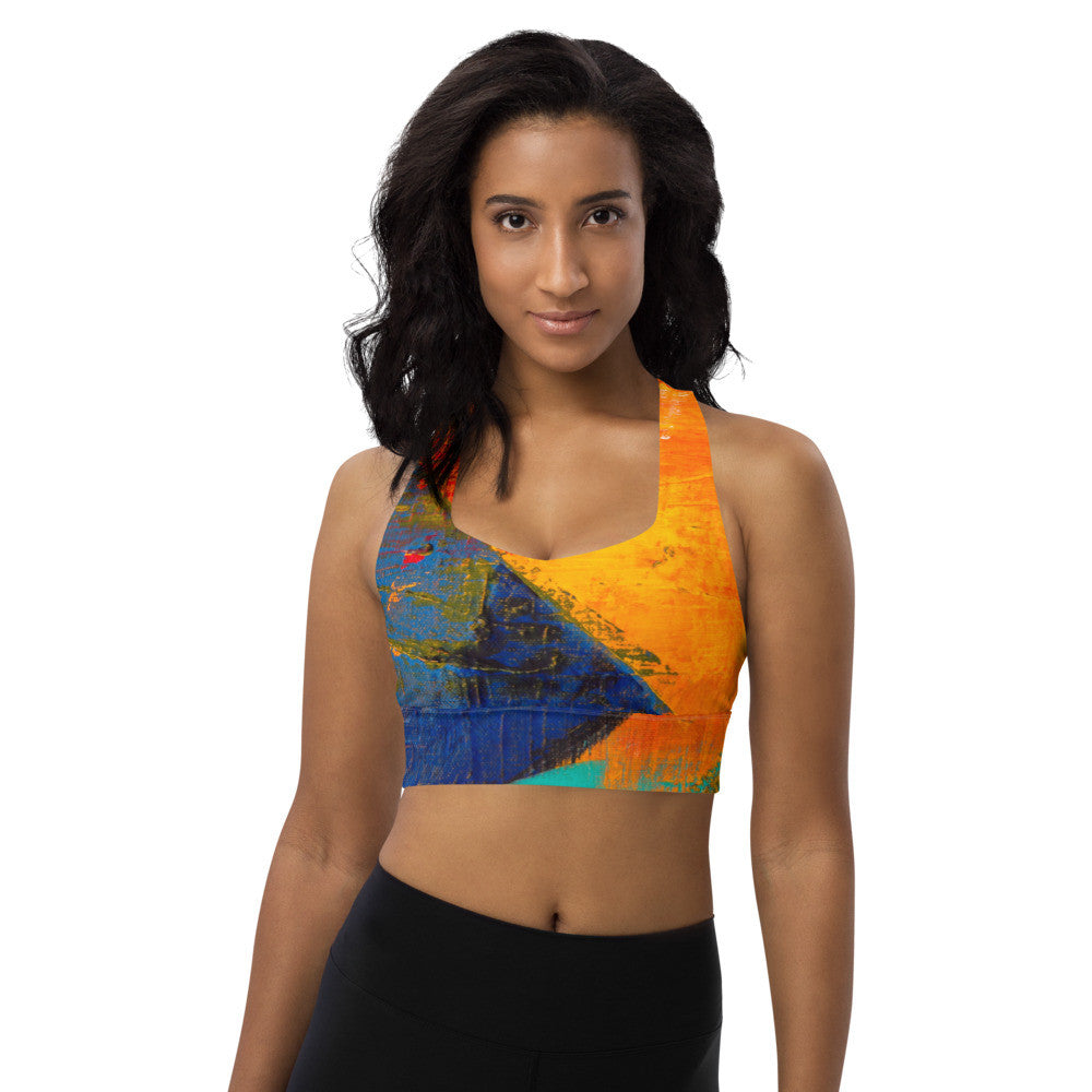 Gianneli Colours Longline Sports Bra-2