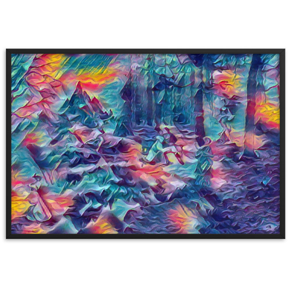 AMONG THE FOUR SEASONS YOU ARE THE FIFTH SENSE PREMIUM Framed Poster-0