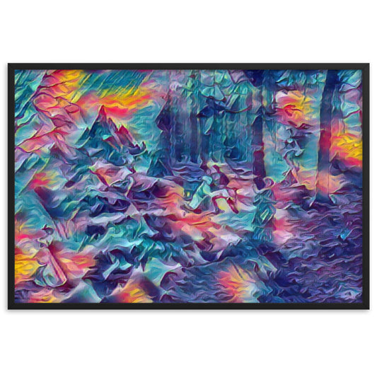 AMONG THE FOUR SEASONS YOU ARE THE FIFTH SENSE PREMIUM Framed Poster-0