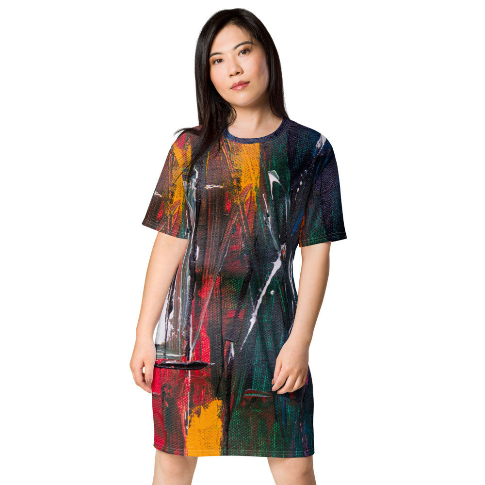 Gianneli Colours T-shirt Dress-3