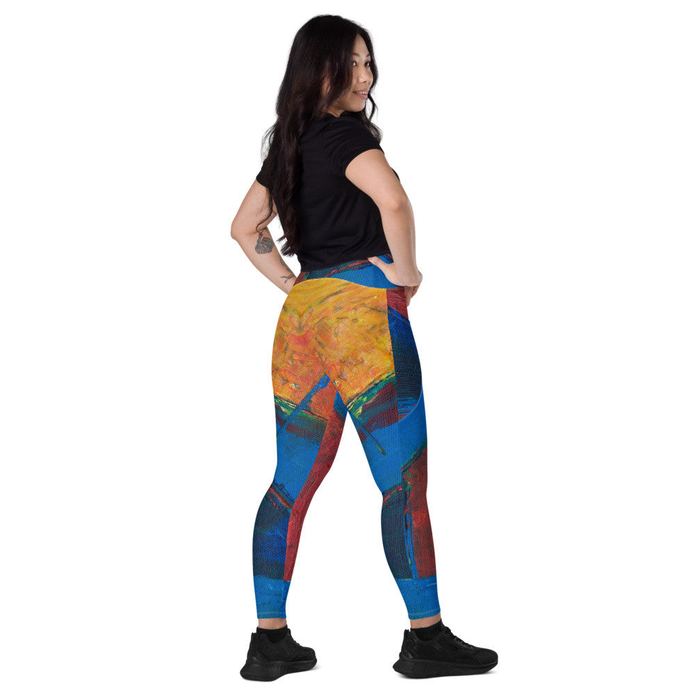 Gianneli Colours Leggings with Pockets-2