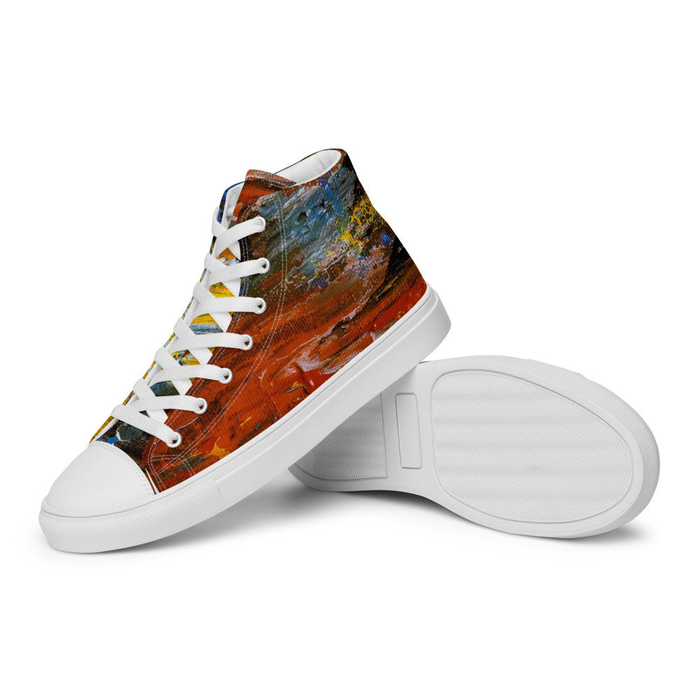 Gianneli Colours Handmade Women’s High Top Canvas Shoes-10