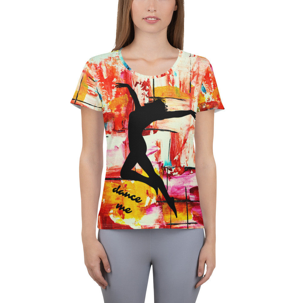 DANCE ME Women's Athletic T-shirt by Gianneli-8