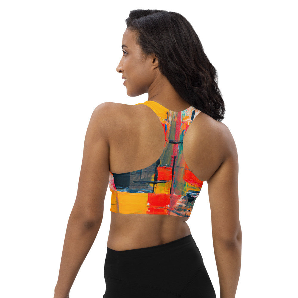 Gianneli Colours Longline Sports Bra-5