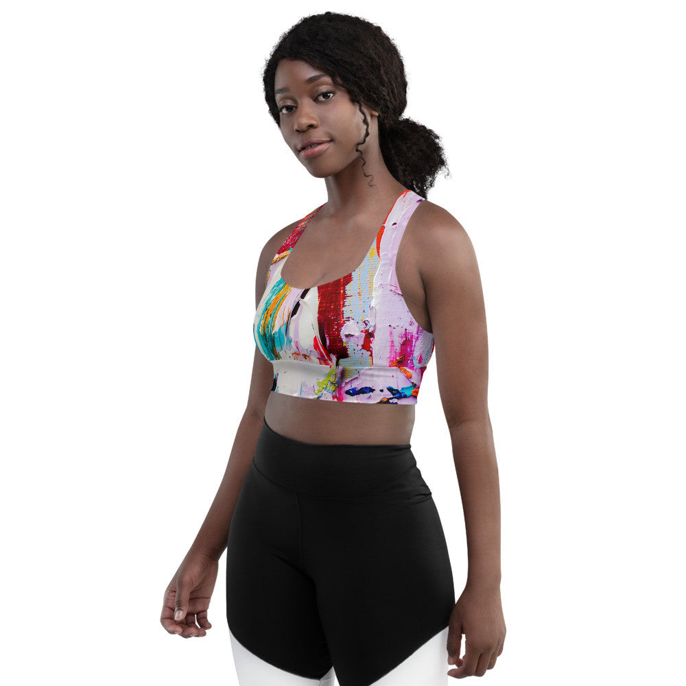 Gianneli Colours Longline Sports Bra-3