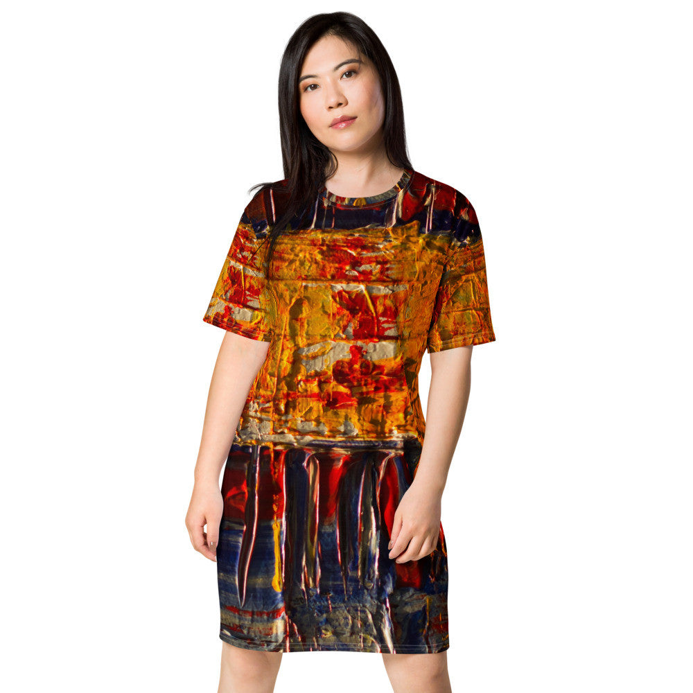 Gianneli Colours T-shirt dress-2