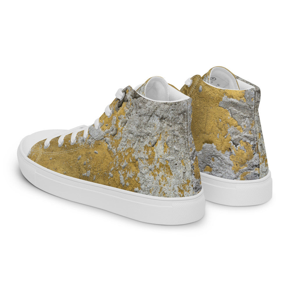 CLOCHARD Handmade Grunge Men’s High Top Canvas Shoes by Gianneli-2