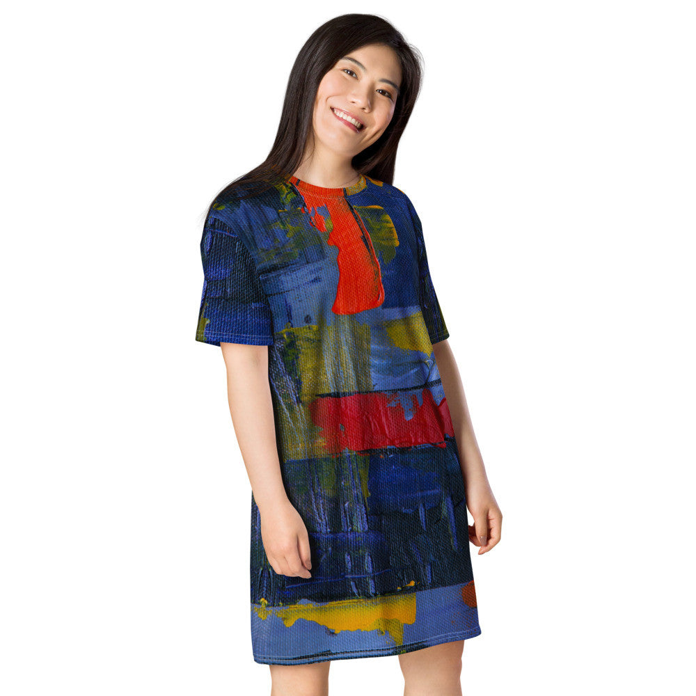 Gianneli Colours T-shirt Dress-5