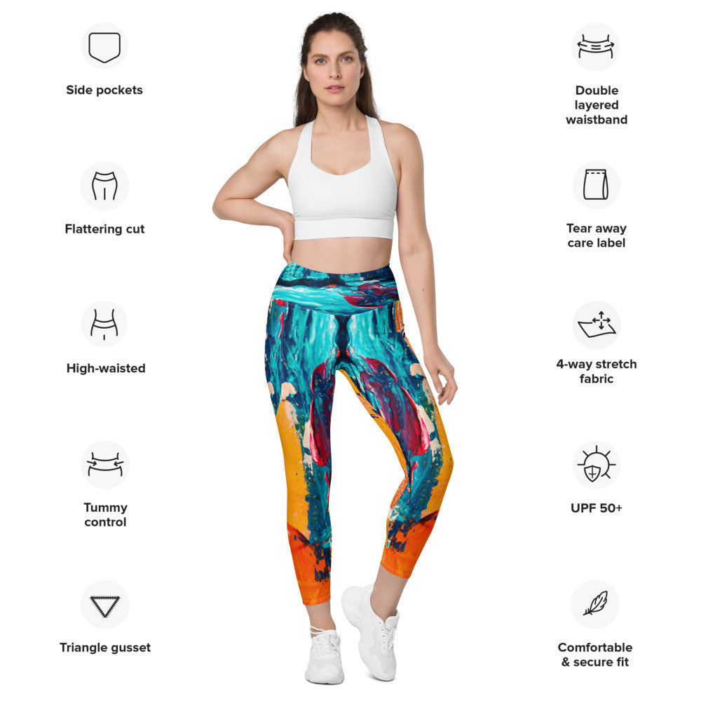 Gianneli Colours Leggings with Pockets-9