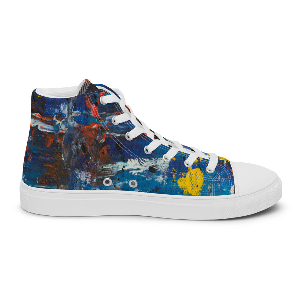 Gianneli Colours Handmade Women’s High Top Canvas Shoes-9