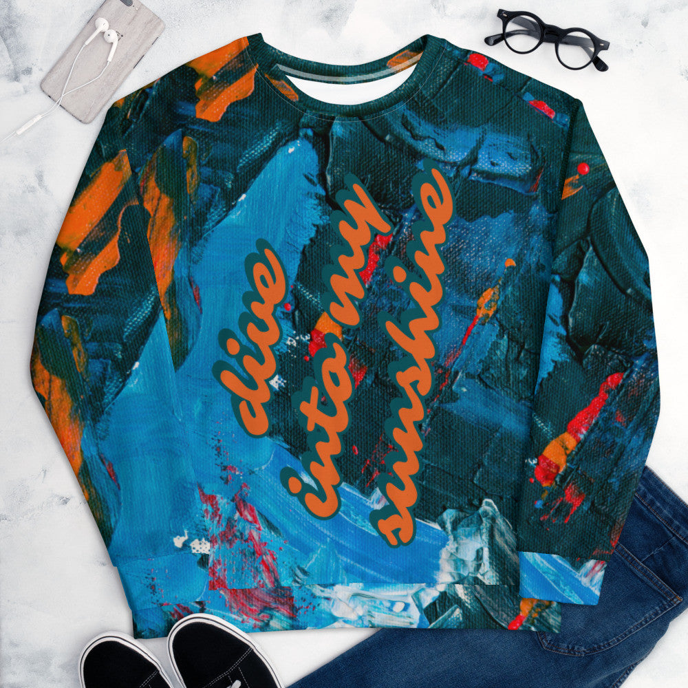 DIVE Unisex Sweatshirt by Gianneli-2