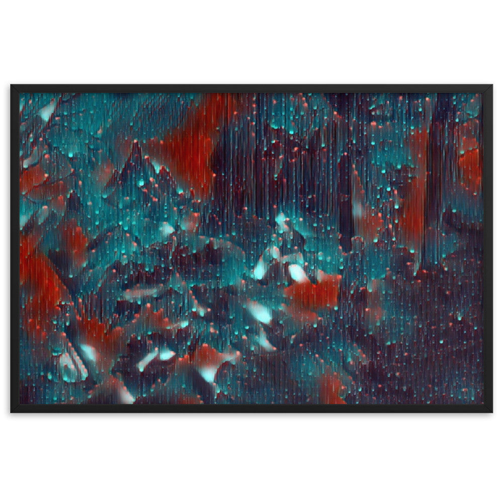 AMONG THE FOUR SEASONS YOU ARE THE FIFTH SENSE PREMIUM Framed Poster-0