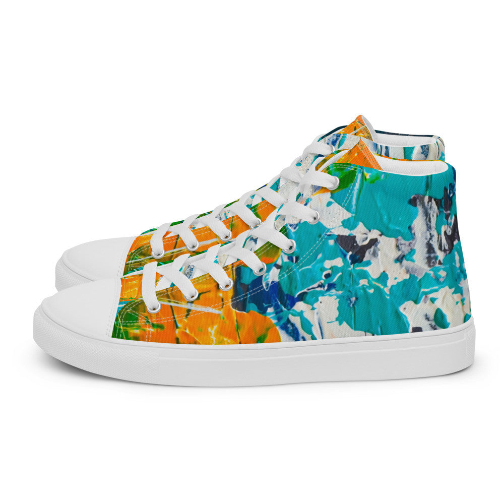 Gianneli Colours Handmade Women’s High Top Canvas Shoes-0