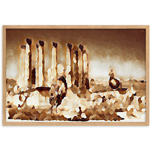 WHEN ALEXANDER THE GREAT ENTERED EPHESUS V2 Superior Framed Poster-0