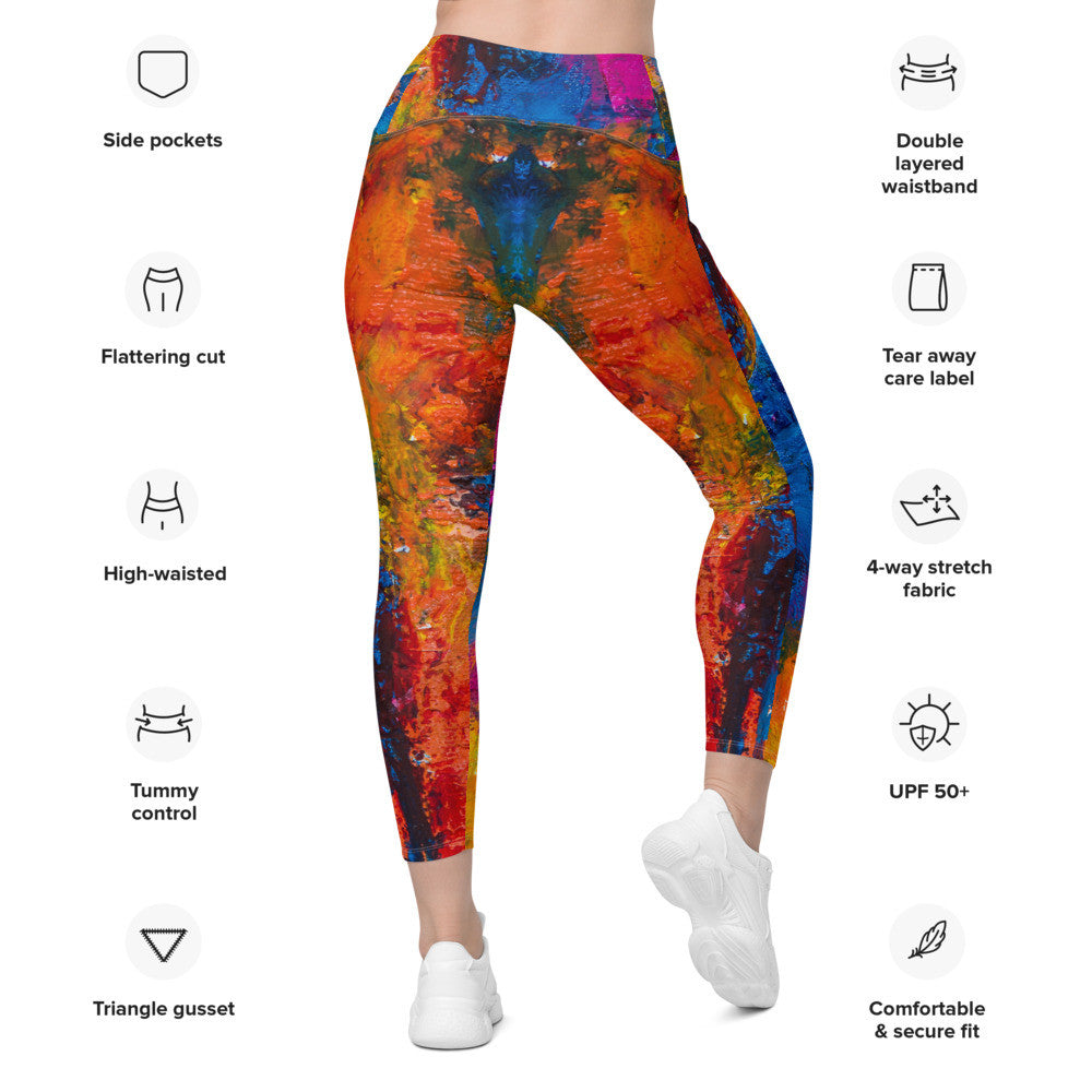 Gianneli Colours Leggings With Pockets-7