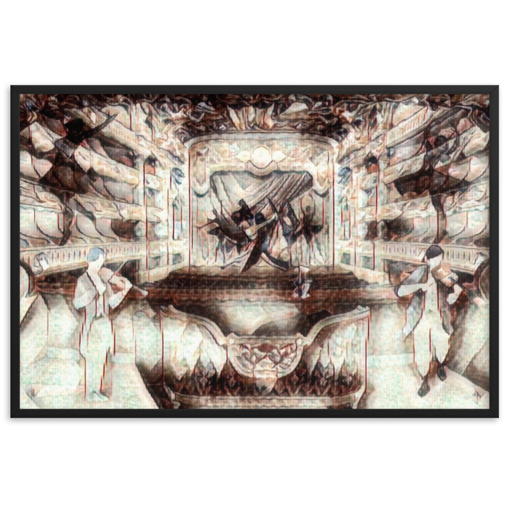 WHEN YOUR SENSES DANCE WITH MY MOMENTS JL.AK PREMIUM Framed Poster-0