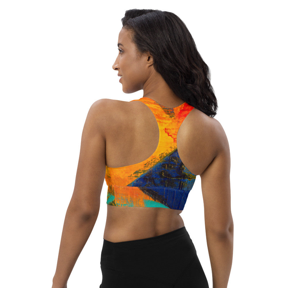 Gianneli Colours Longline Sports Bra-5