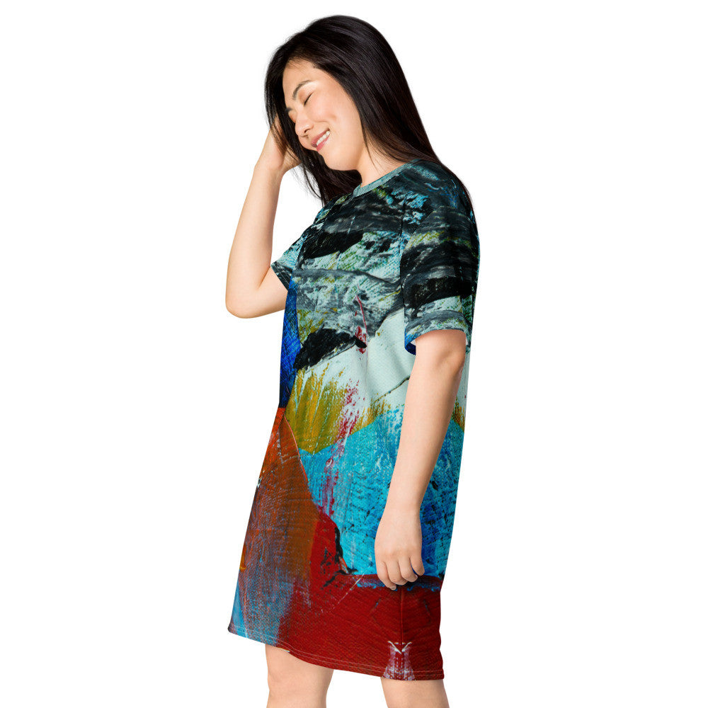 Gianneli Colours T-shirt dress-4