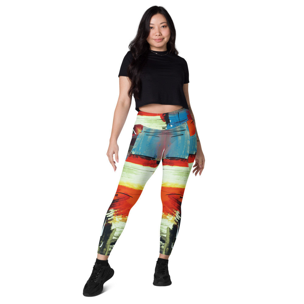 Gianneli Colours Leggings With Pockets-4