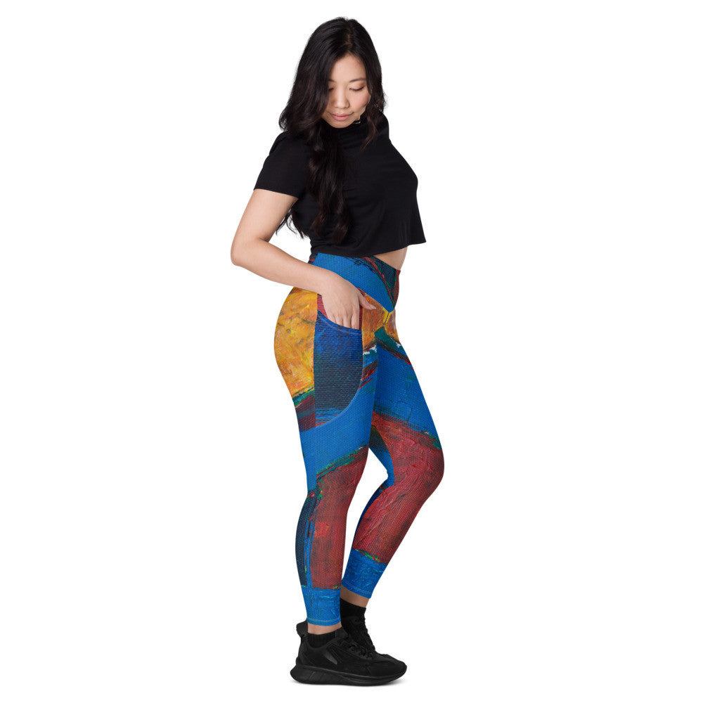 Gianneli Colours Leggings with Pockets-3