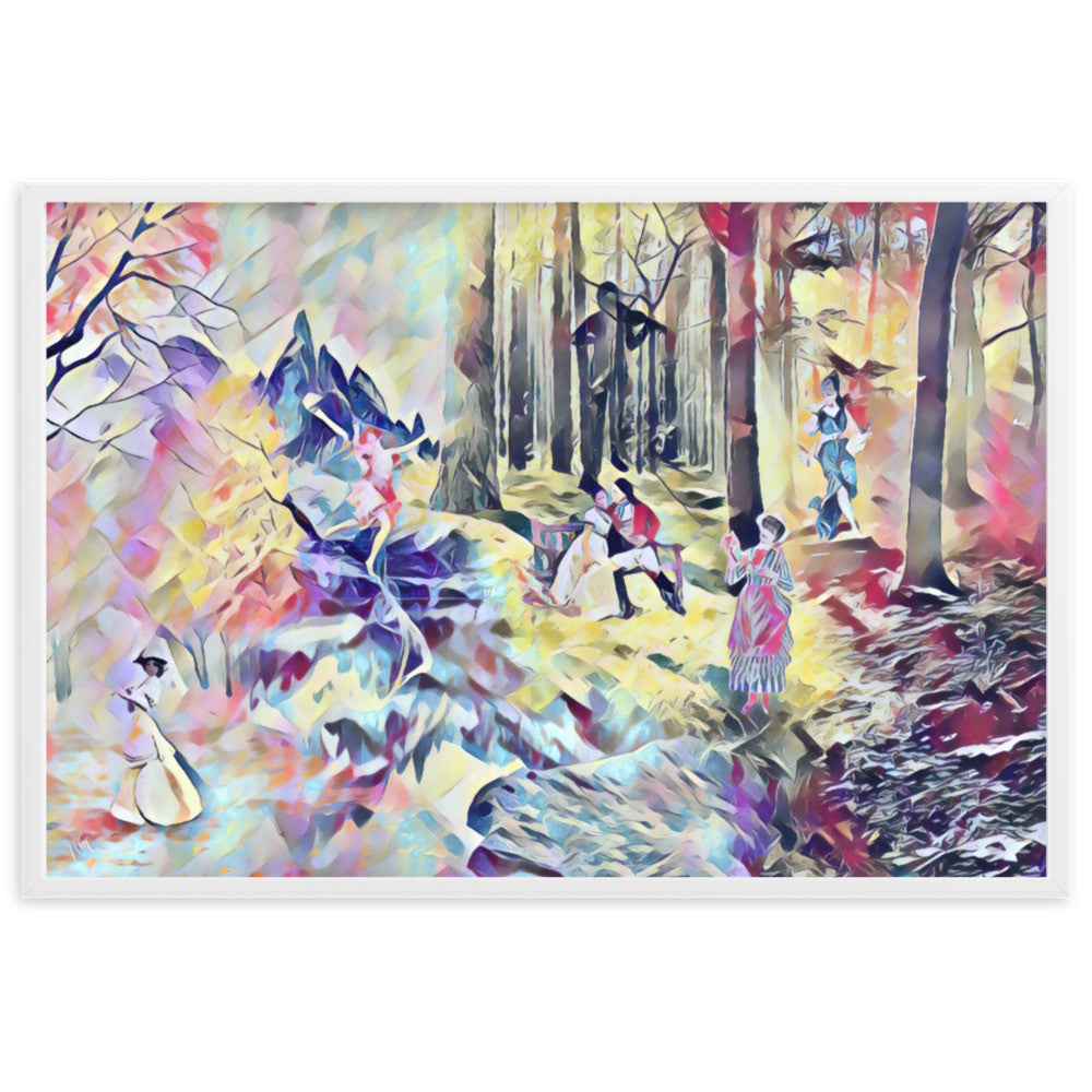 AMONG THE FOUR SEASONS YOU ARE THE FIFTH SENSE UPPER Framed Poster-0