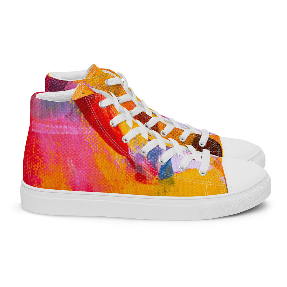 Gianneli Colours Handmade Women’s High Top Canvas Shoes-4