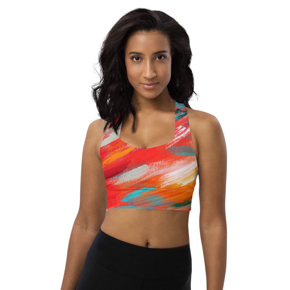 Gianneli Colours Longline Sports Bra-3