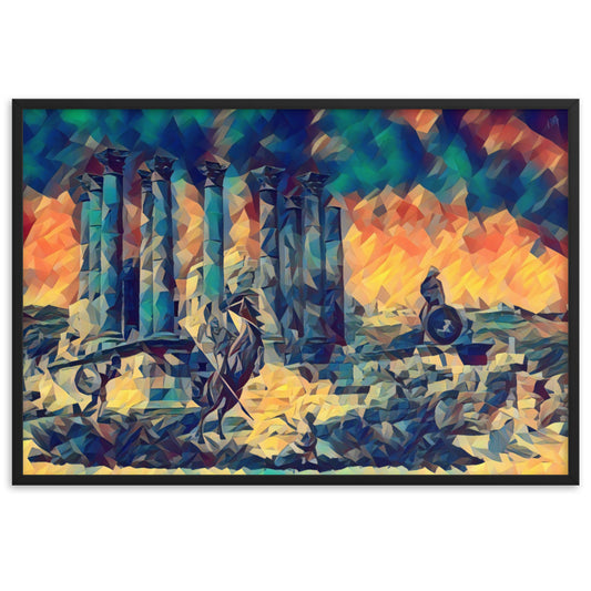 WHEN ALEXANDER THE GREAT ENTERED EPHESUS V2 Superior Framed Poster-0