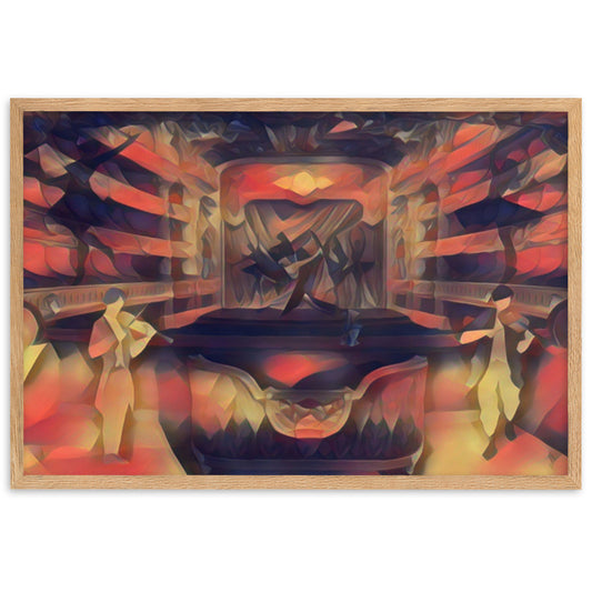 WHEN YOUR SENSES DANCE WITH MY MOMENTS JL.AK PREMIUM Framed Poster-0