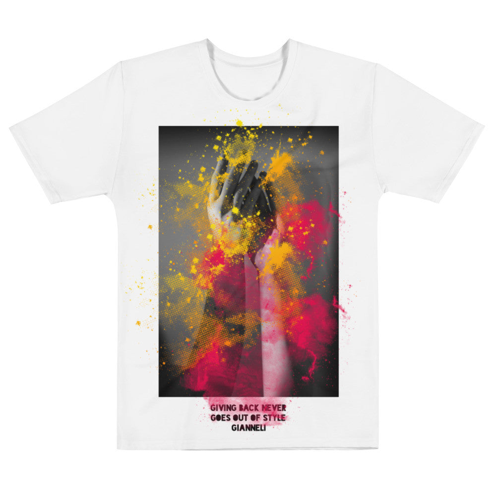 GIVE BACK Men's t-shirt by Gianneli-0