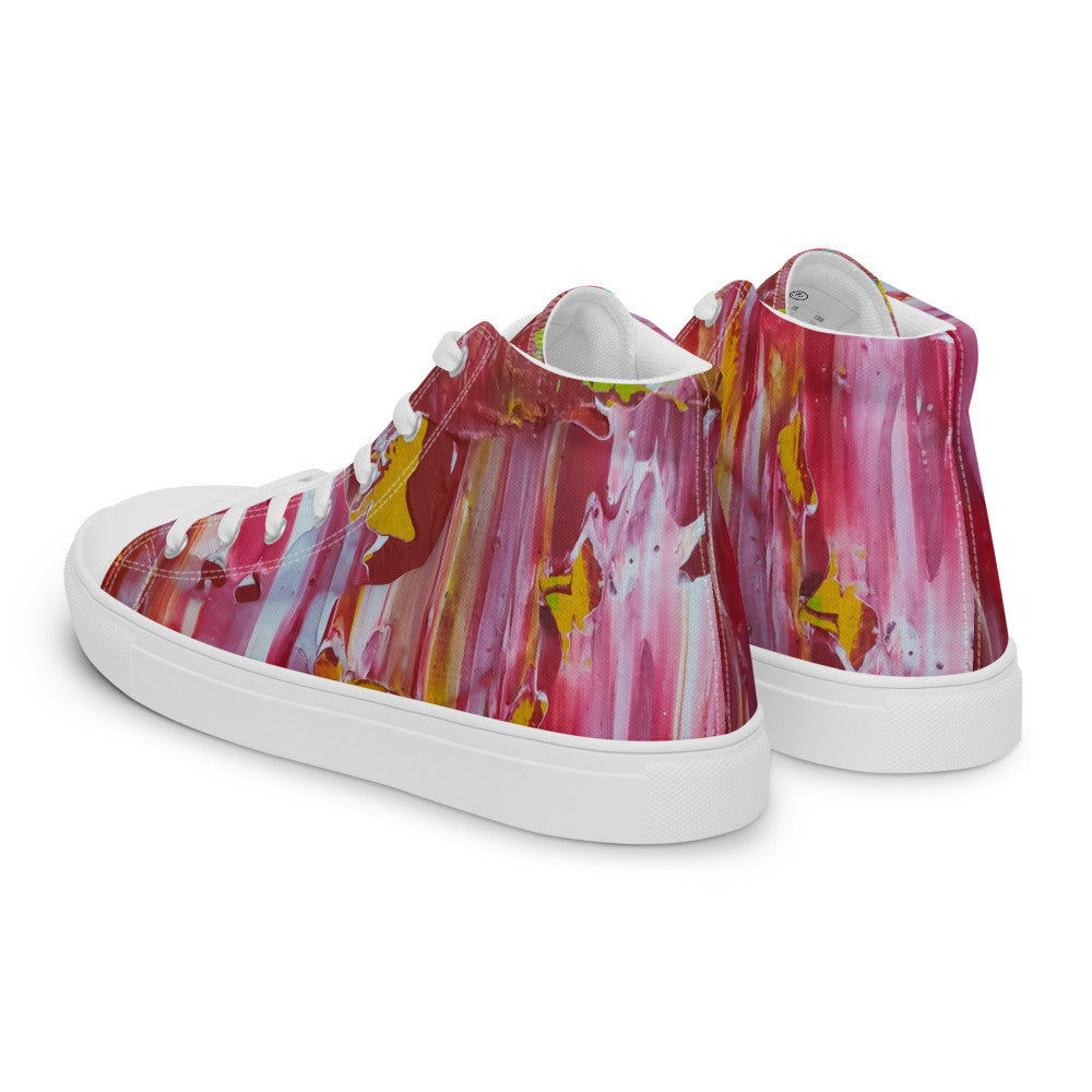 Gianneli Colours Handmade Women’s High Top Canvas Shoes-2