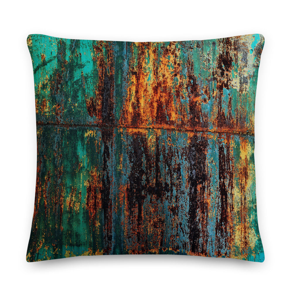 CLOCHARD Grunge Premium Pillow by Gianneli-4