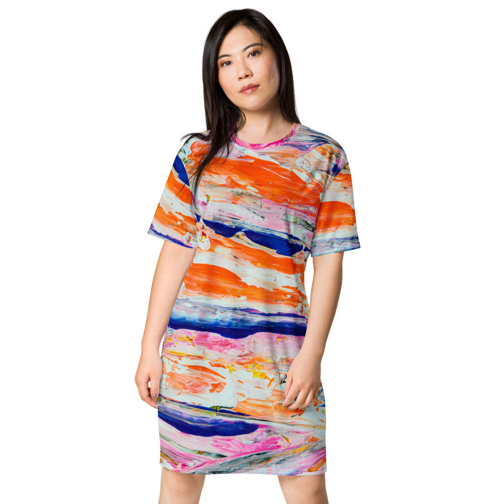 Gianneli Colours T-shirt Dress-3