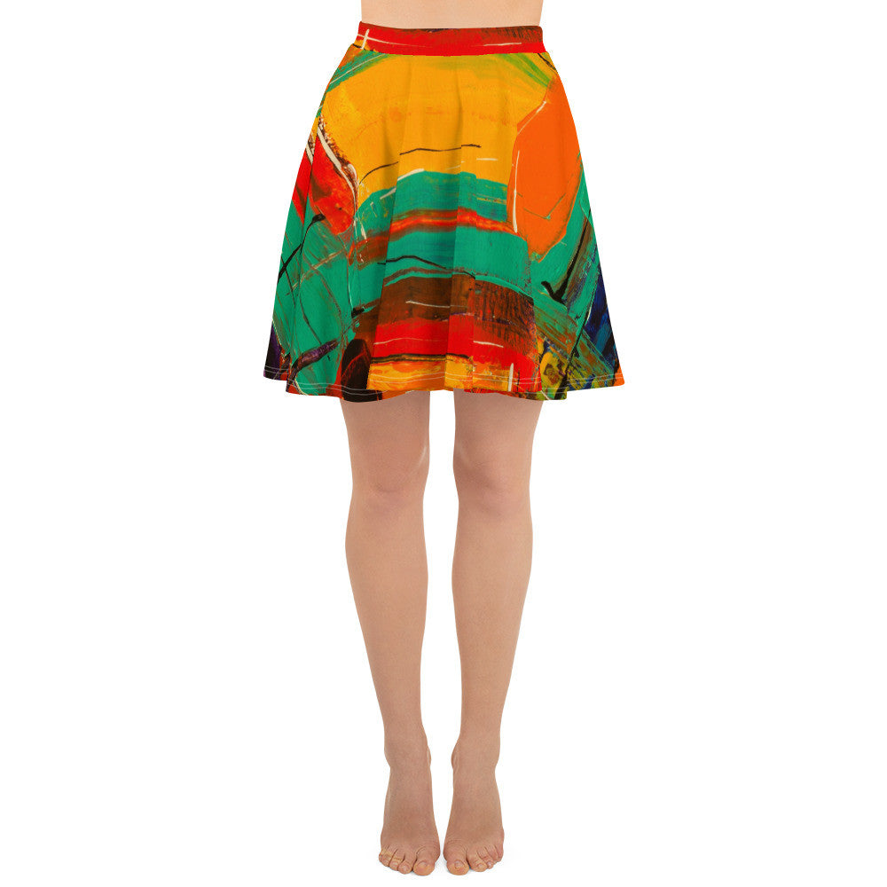 Gianneli Colours Skater Skirt-2