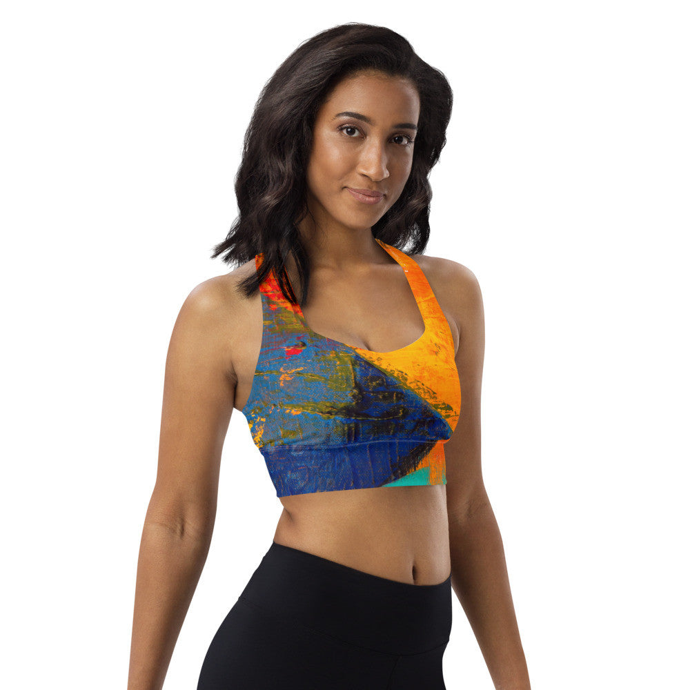 Gianneli Colours Longline Sports Bra-4