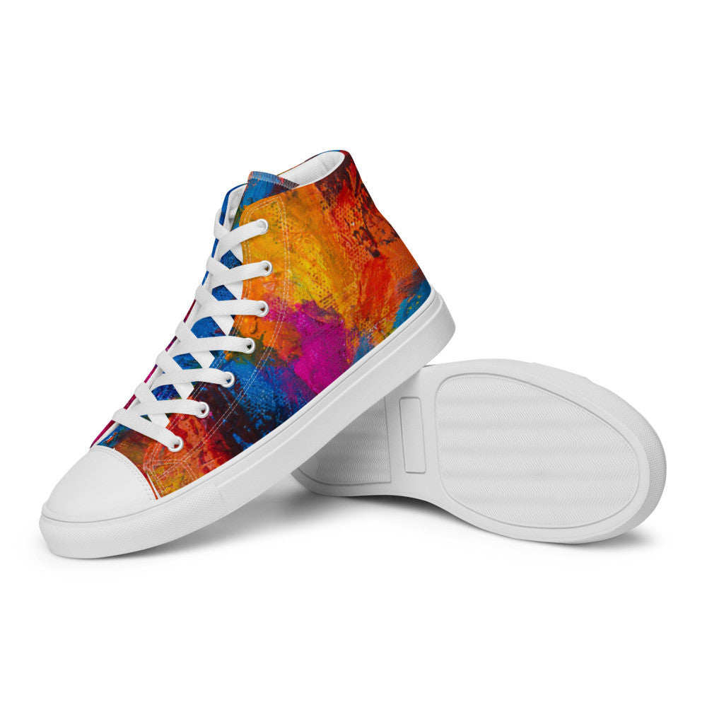 Gianneli Colours Handmade Women’s High Top Canvas Shoes-10