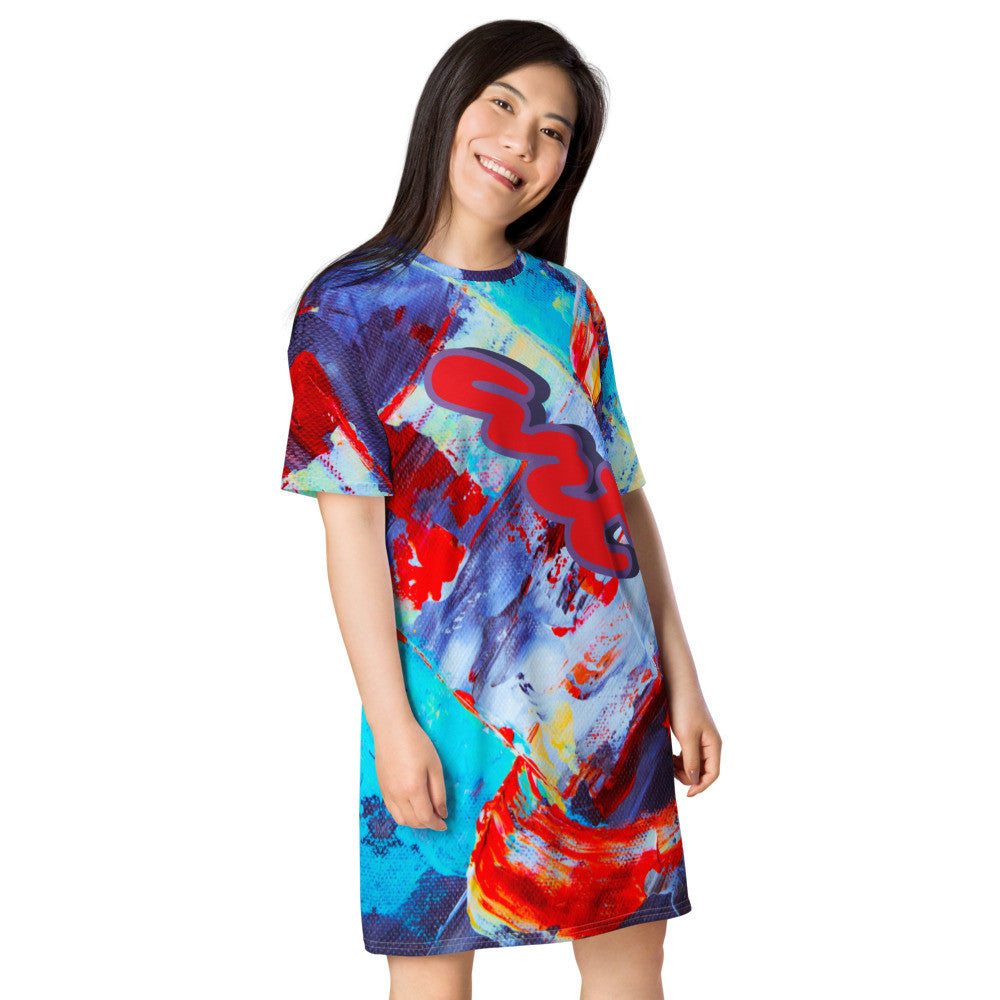 ART & STYLE T-shirt Dress by Gianneli-7