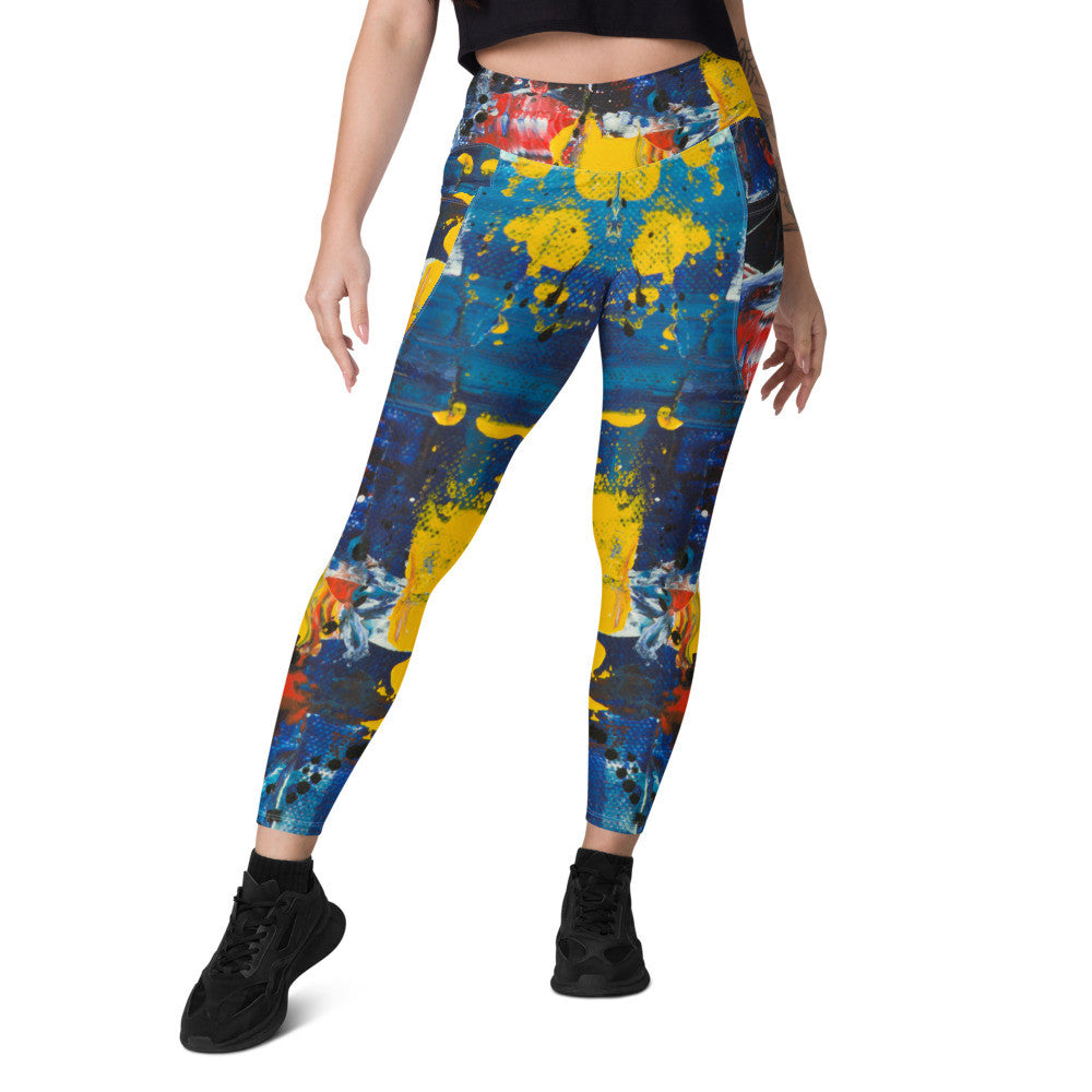 Gianneli Colours Leggings With Pockets-4