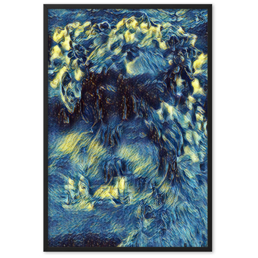 WHEN POSEIDON ASKED THE WAVES TO DANCE PREMIUM Framed Poster-0