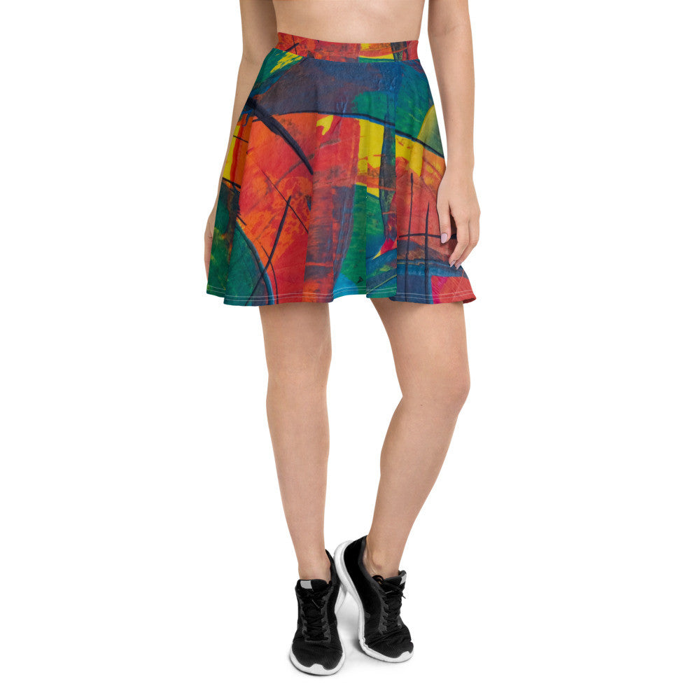 Gianneli Colours Skater Skirt-2