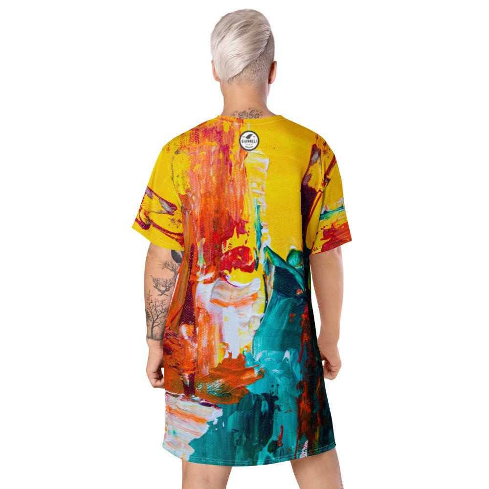 Gianneli Colours T-shirt Dress-4