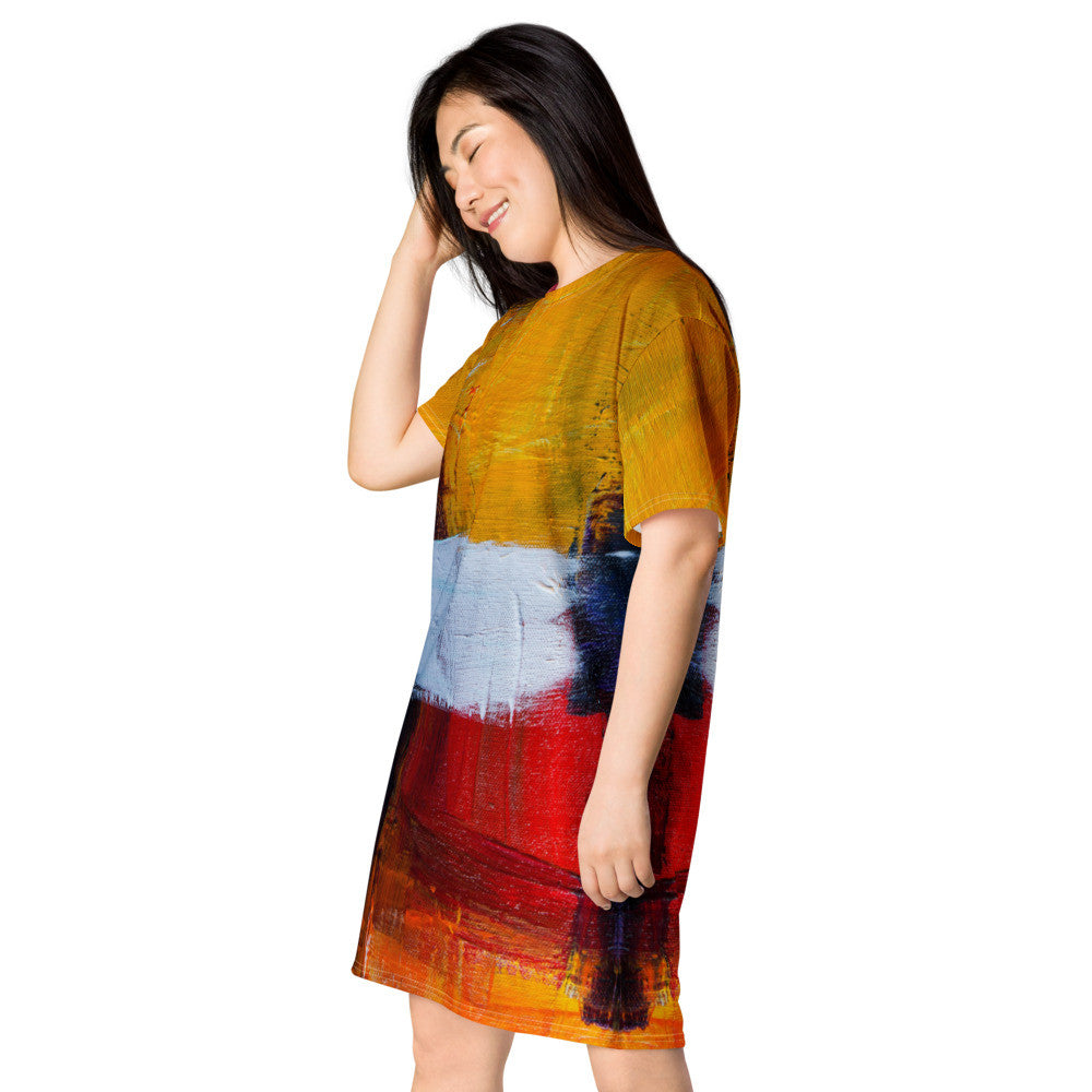 Gianneli Colours T-shirt Dress-4