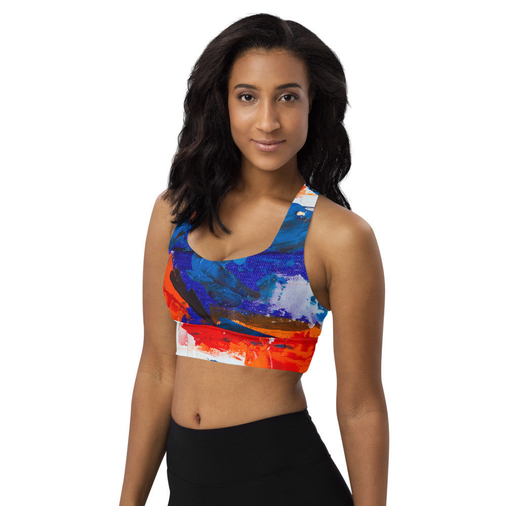 Gianneli Colours Longline Sports Bra-5