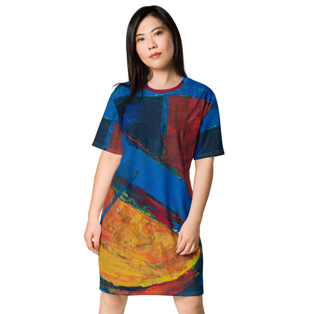 Gianneli Colours T-shirt Dress-5